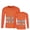 Orange, variant on LUOGENLI Male T-shirts for Mens Men High Vis Reflective T Shirt Long Sleeve Mesh Shirts Work Shirt Mens T-shirts Graphic Tees Funny Easter Orange XXXL