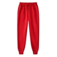 thumbnail image 1 of Yuyuzo Plus Size Sweatpants for Women Thick Workout Jogging Pants Elastic Waist Drawstring Solid Color Trackpants, 1 of 2