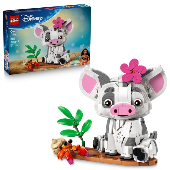 LEGO Disney Moana Pua - Building Toy for Girls & Boys, Ages 9+ - Girls Bedroom, Desk or Shelf Decor for Display - Disney Gift for Birthdays - 43292
