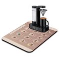 thumbnail image 1 of Ultimate Coffee Mat for Sparkling Clean Countertops: Hide Stains, Absorb Spills, Rubber-Backed for Non-Slip Grip - Essential Coffee Bar Accessory for Dish Drying and Coffee Makers, 18x24 Inch, 1 of 7