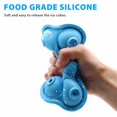 thumbnail image 2 of Blue Round Silicon Ice Cube Ball Maker Tray 6 Large Sphere Molds Bar, 2 of 6