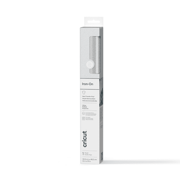 Cricut® Glitter Iron-On, White