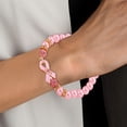 thumbnail image 4 of Bracelets pour Femmes Logo Promotionnel Soin du Cancer Accessoire de Bracelet Ruban Rouge Badge International de Prévention Plateforme, 4 of 5