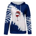 thumbnail image 4 of Penkiiy Sweat à Capuche pour Femmes Pull d'Hiver Chaud Décontracté à Manches Longues Mode avec Poches Bleu Y2K, 4 of 4
