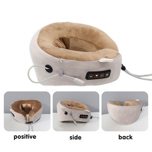 FcBaudy Massager Spine cervical Multifonctionnel Chauffage Vibration Charge Portable Maison U Massage en forme Massaire cervural