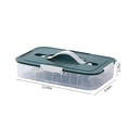 thumbnail image 3 of Dvkptbk The Eggs Container for Refrigerator with Lids 18 Eggs for Refrigerator Reusable Eggs Storage Food Meal Fresh Organizer (Clear) Egg Storage Boxes Storage & Organization, 3 of 8