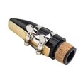 thumbnail image 2 of pitrice 1 Set Clarinet Mouthpiece Kit with Ligature Saxophone Good Sound Reed Clip Fastener Cushions Clamp for Beginner, 2 of 8