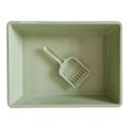 thumbnail image 1 of DOLITY Cat Litter Box Pet Litter Tray Toilet Litter Pan Kitty with Green, 1 of 7