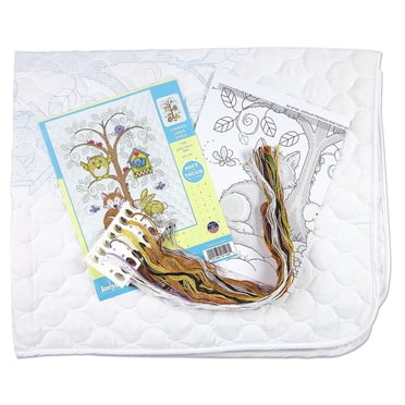 Design Works Kit de Point de Croix Matelassé 34"X43 Pouces-Baby's Forest DW7106