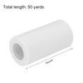 thumbnail image 2 of Unique Bargains 6 inch 50 Yards Tulle Ribbon Rolls Pastel Netting Fabric for Gift Wrapping Christmas Wedding, White, 2 of 5
