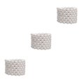 thumbnail image 1 of Thinsony Femmes Chic Perle Strass Bracelet Stretch Mariage pour Mariée Blanc 7 Rangée 3Set, 1 of 6