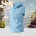 thumbnail image 1 of Ceisia UV Protection Men's Loose Fit Hooded Lightweight Quick-Dry Sun Vest Gift, 1 of 4