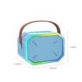 thumbnail image 3 of RXIRUCGD Haut-Parleur Bluetooth Portable avec Ensemble de Microphone, Haut-Parleur Bluetooth Rétro avec Machine de Karaoké pour la Maison, Micros de Karaoké Portatifs à Main Machine de Haut-Parleur pour Enfants et Adultes Fête à la Maison Anniversaire, 3 of 6
