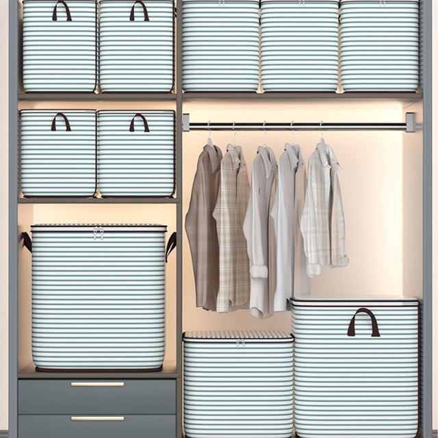 Vaidha Clothes Storage Box For Home Moving Large-capacity Wardrobe Clothing Storage Box Bag-proof Storage Basket Box