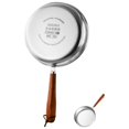 thumbnail image 1 of LEEYNEER Omelet Pan Griddle Pan Baking Pans Stainless Steel Frying Pan Mini Grill Pans Small Nonstick Frying Pan, 1 of 1