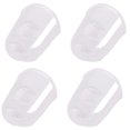 thumbnail image 2 of HEVIRGO 4Pcs/Set Fingertip Anti-skid Ventilated Design Silicone Playing Piano Finger Protector for Musical Instrument Lover,Transparent L, 2 of 10
