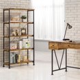 thumbnail image 2 of Coaster Furniture Barritt Collection 5 Shelf Bookcase Shelf, Antique Nutmeg, 2 of 5