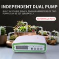 thumbnail image 4 of Auto Drip Irrigation Kit Dual Pumps Automatic Watering System with LCD Display 30-Day Digital Programmable Water Timer Kit Plant Watering Device for Indoor Garden Potted Plants, 4 of 11