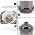thumbnail image 4 of Shisuyan Lamp Base E27 Thread Lamp Holder Black Aluminum 1Set for Homeowners, 4 of 9