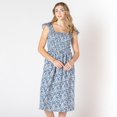 thumbnail image 1 of Devoted robe midi sans manches avec volants sur les épaules, 1 of 6