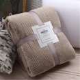 thumbnail image 1 of Anti-cat Scratch Solid Color Sofa Blanket Flannel Plush Blanket Gift Blanket, 1 of 1