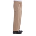 thumbnail image 1 of Silverts Men Poly Cotton Pant, S, Beige, 1 of 2