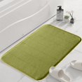 thumbnail image 4 of TopLLC Bathroom Rugs, Rugs for Living Room, Area Rug Thickened Fleece Floor Mats Quilted Kitchen Bathroom Foot Mats Solid Color Entrance Door Mats Foam Foot Mats 19.68x31.49in Blanket Blanket, 4 of 6
