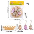 thumbnail image 2 of Easter Eggs Hangings Woven Baskets Easter Eggs Easter Decorations Scene Layout, 2 of 12