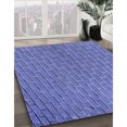 thumbnail image 3 of Ahgly Tapis Rond Lavable en Machine Intérieur Transitionnel Bleu Ciel, 8 Pieds Rond, 3 of 7