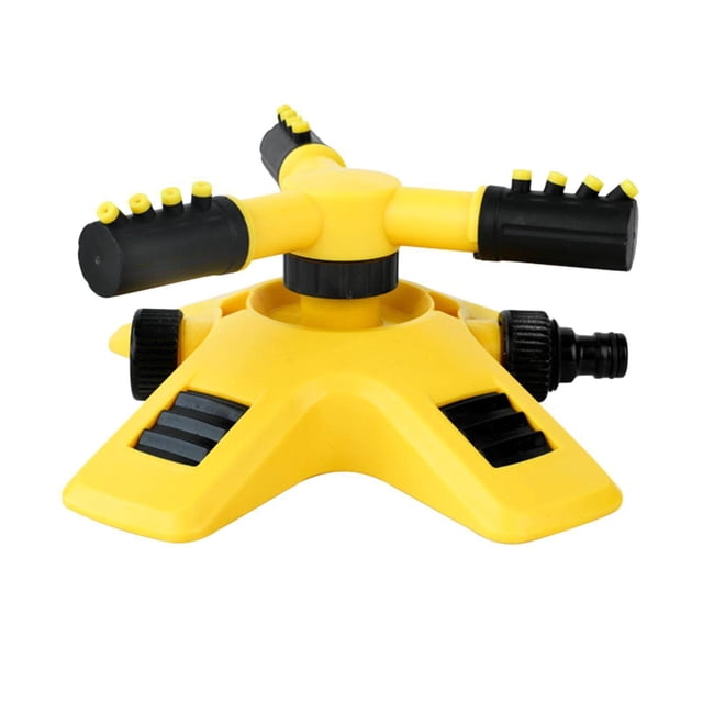 Arroseur de Pelouse Rotatif à 360 Automatique pour Jardin, Arrosage Automatique à 3 Bras, Système d'Irrigation
