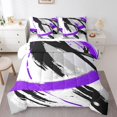 thumbnail image 1 of YST, Gradient Abstract, Ensemble de couette, 7 pièces, Ombre Graffiti, Queen Size, 1 of 4