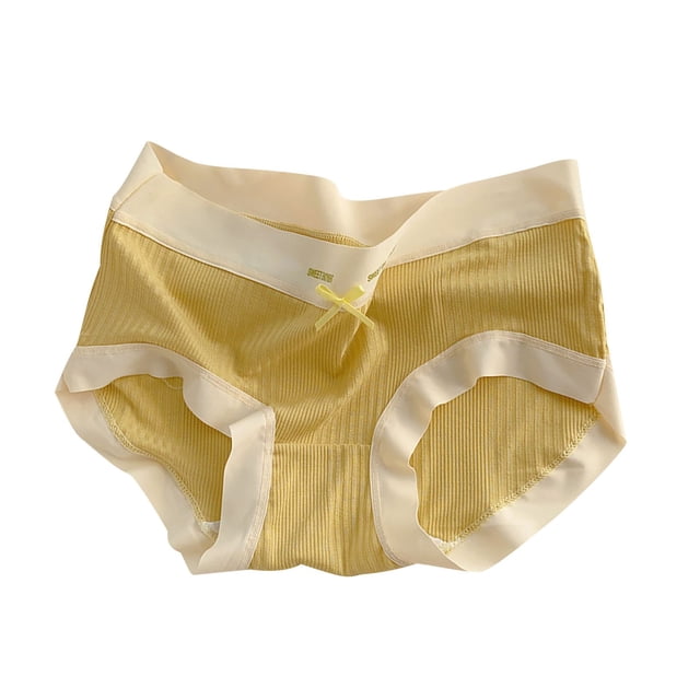 Ultra-Soft Cotton Imitation Girls Underwear - Breathable Mid Rise Hypoallergenic Panties (3-15Y)