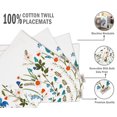thumbnail image 4 of Vargottam Placemats- Placemat For Dining Table, Set Of 4- Printed & Reversible CottonNapkin-IndoorPlacematsFor Home & Kitchen Dining Table- Spring (Multicolor), 4 of 5