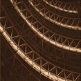 thumbnail image 1 of Ahgly Tapis d'Intérieur Lavable en Machine Carré Marron Selle, 6 Pieds Carré, 1 of 7