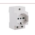 thumbnail image 1 of Prise Rail DIN Prise avec Protection Intégrée pour Contact Mise à la Terre Prise de Contact pour Panneau de Distribution Prise Modulaire Prise d'Alimentation, 1 of 3