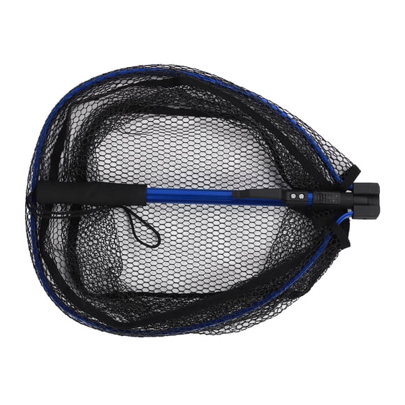 Filet de Pêche Flottant, Filet de Pêche Pliable en Alliage d'Aluminium et Caoutchouc pour un Transport et un Rangement Faciles pour la Pêche