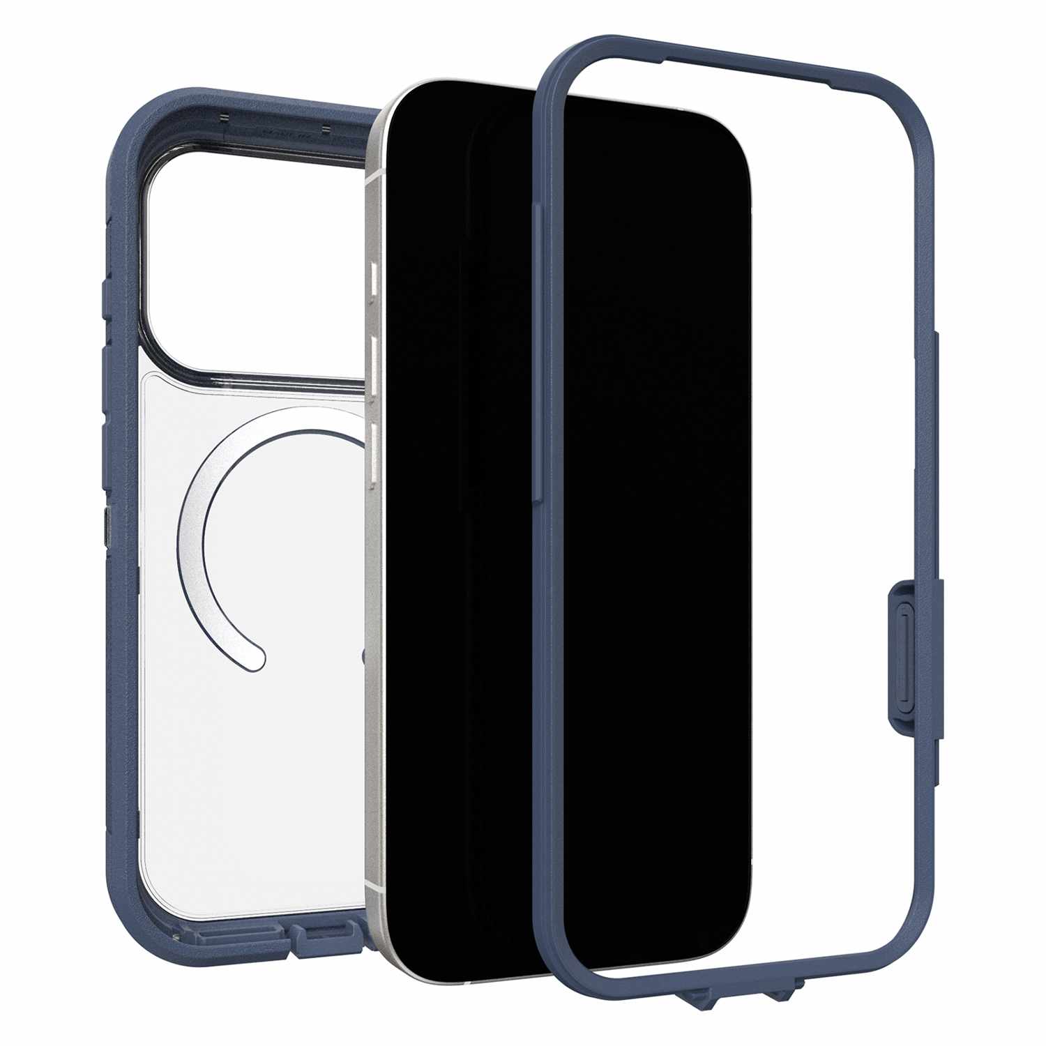 OtterBox Defender Pro XT Clear MagSafe Case w/Camera Control Bootcut (Blue) for iPhone 17 Pro Max