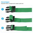 thumbnail image 4 of Unique Bargains Suitcase Belts with Quick Release Buckle Luggage Straps, Green 2 Pack, 4 of 5