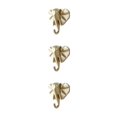 thumbnail image 4 of Wweixi Coat Hooks Easy To Install And Wide Application For Added In Daily Life gold(elephant) 3Set, 4 of 6