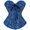 Blue, variant on LSLJS Corset Wedding Dress Bottoming Underwear Body Sculpting Gothic Vest Court Corset Corset