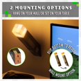 thumbnail image 3 of Jinsinto Minecraft torch with 2 light modes, wall mount and freestanding, battery operated, 3 of 5