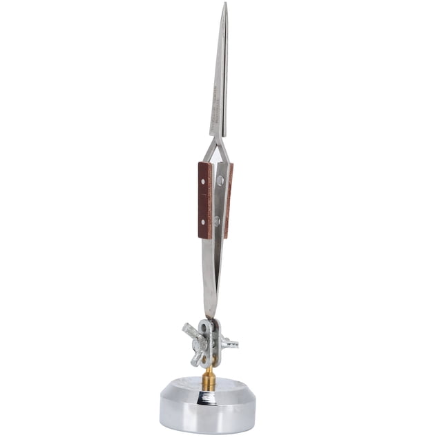 Third Hand Stand with Tweezer Jewelry Welding Straight Curved Tip Craft SuppliesStraight