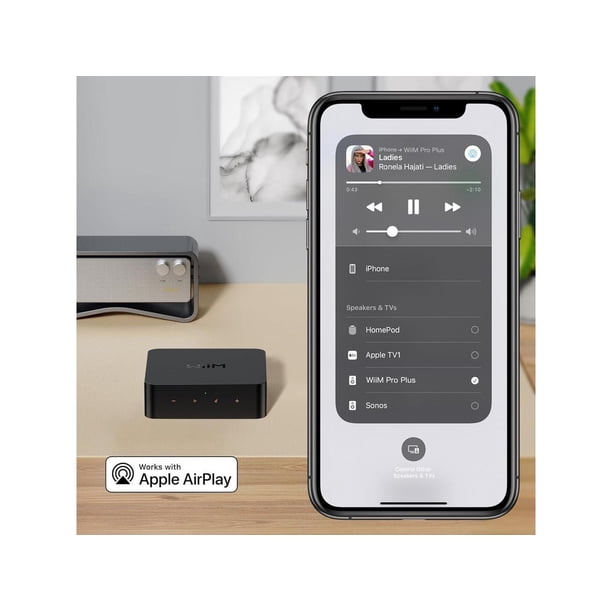 WiiM Pro Plus AirPlay 2 Receiver, Chromecast Audio, Multiroom
