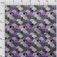 thumbnail image 3 of oneOone Georgette Viscose Purple Fabric Asian Mandala Craft Projects Decor Fabric Printed By The Yard 42 Inch Wide, 3 of 4