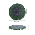 thumbnail image 2 of FUTUREORYY Lotus Leaf Shape Floating Solar Fountain Water Supply 1Set Green, 2 of 5