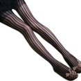 thumbnail image 1 of Bas en Maille à Motif Floral pour Femmes, Dentelle Ajourée, Collants, Collants, Collants, Bas, Bas pour Femmes, 1 of 6