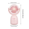 thumbnail image 3 of Mini Fan 500Mah Rechargeable Personal Fan Summer Creative Usb Charging Portable Silent Keychain Mini Fan Handheld For Travel Walking Hiking, 3 of 5