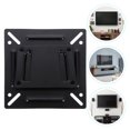 thumbnail image 1 of IFANLANDOR Lot de 1 Support d'Écran Robuste pour Montage Mural Noir en Acier Inoxydable Ajustable, 1 of 4