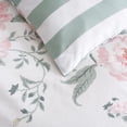 thumbnail image 4 of Martha Stewart Everyday 3-Piece Reversible Aviary Cotton Comforter Set, Pink, King, 4 of 8