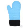 thumbnail image 2 of Silicone Oven Mitts,2 Fingers Long Avoid Slip Kitchen Baking Gloves High Temperature Avoidance, 2 of 8